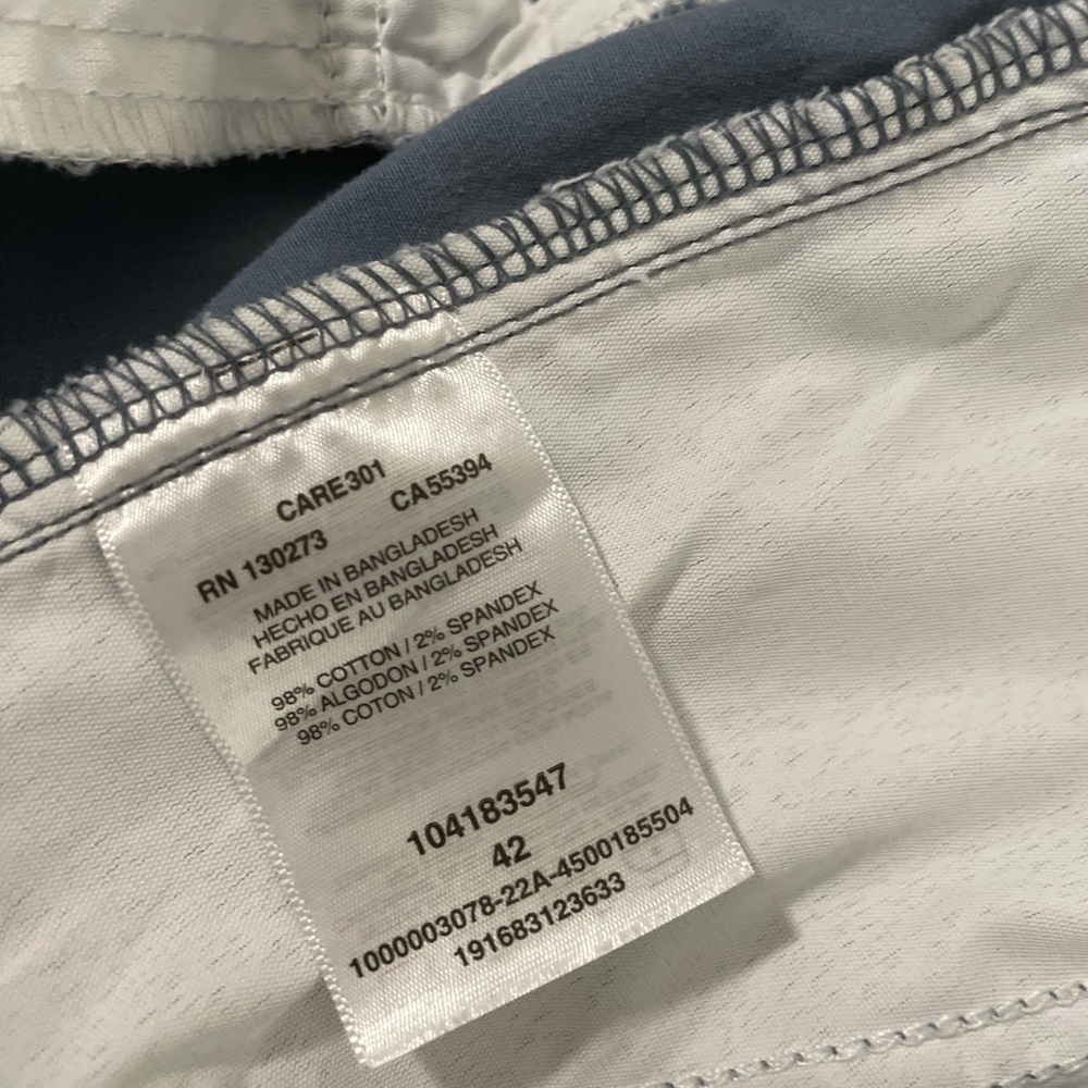 Lee Extreme Comfort Chino Shorts Stretch Flat Front Mens 42 Beige & blue BUNDLE - Picture 12 of 13